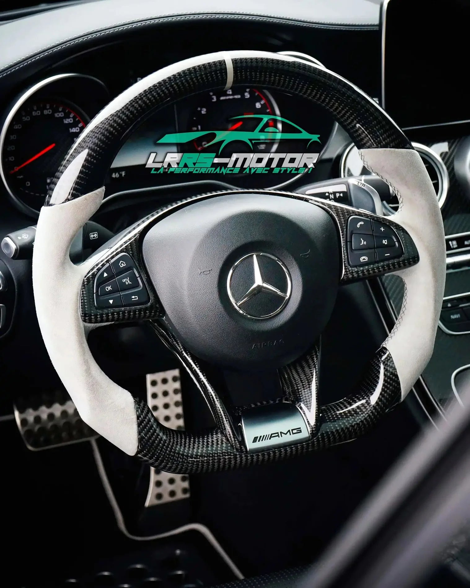 Carbon-Lenkrad Mercedes Benz AMG w205 (2014 - 2017) C63, E63, GT63, GTS63, GTC63, A45