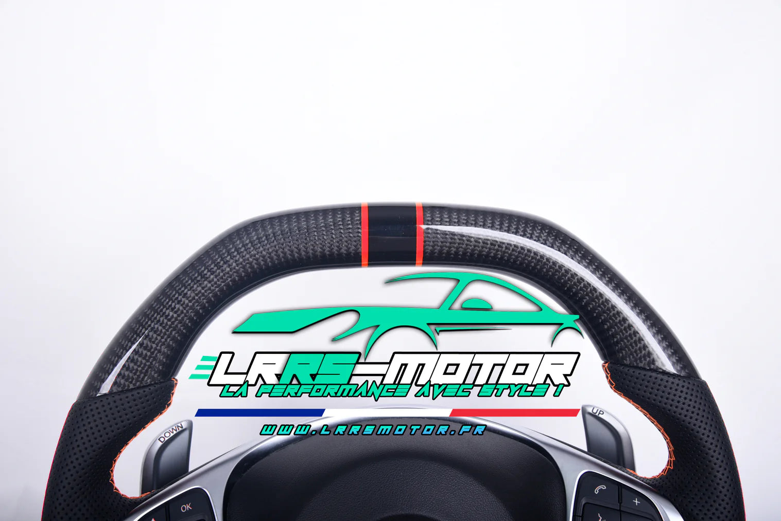 Carbon steering wheel Mercedes Benz AMG w205 (2014 - 2017) C63, E63, GT63, GTS63, GTC63, A45