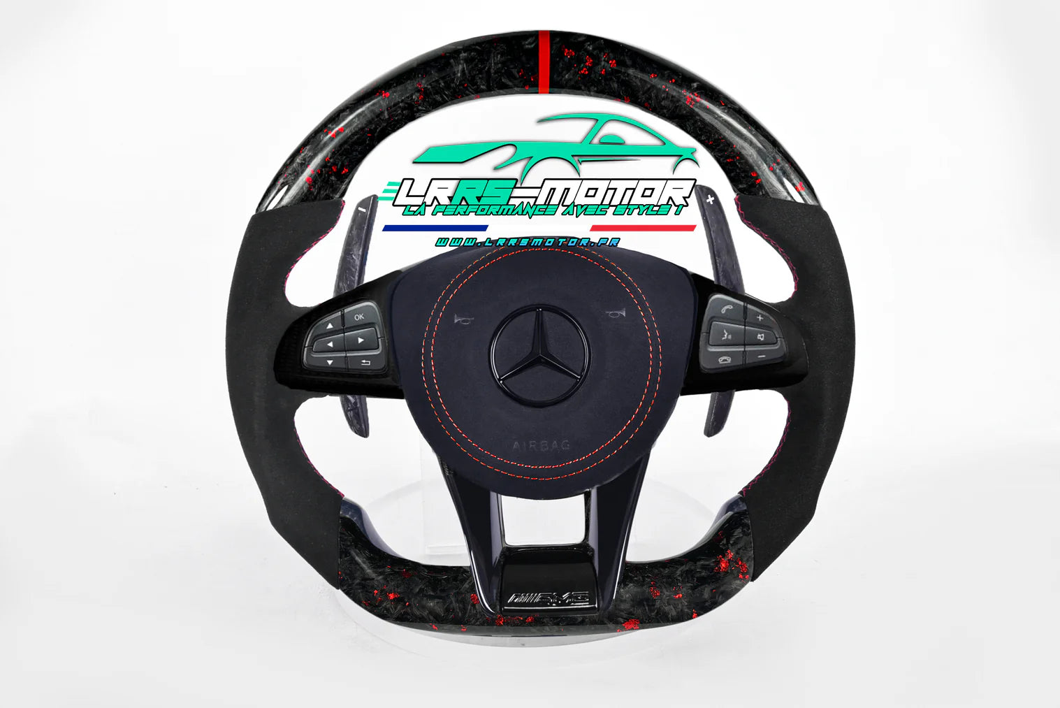 Carbon steering wheel Mercedes Benz AMG w205 (2014 - 2017) C63, E63, GT63, GTS63, GTC63, A45