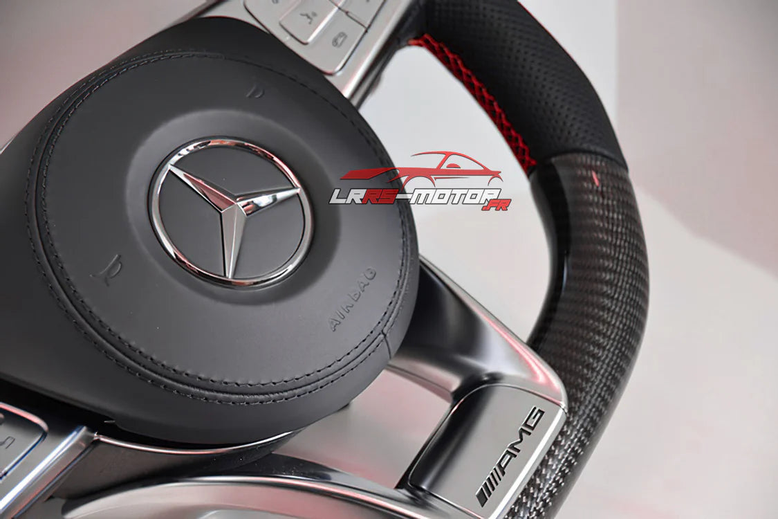 Carbon steering wheel Mercedes Benz AMG w205 (2014 - 2017) C63, E63, GT63, GTS63, GTC63, A45